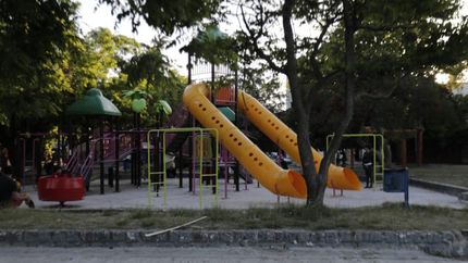 Colocaron juegos infantiles y aeróbicos.