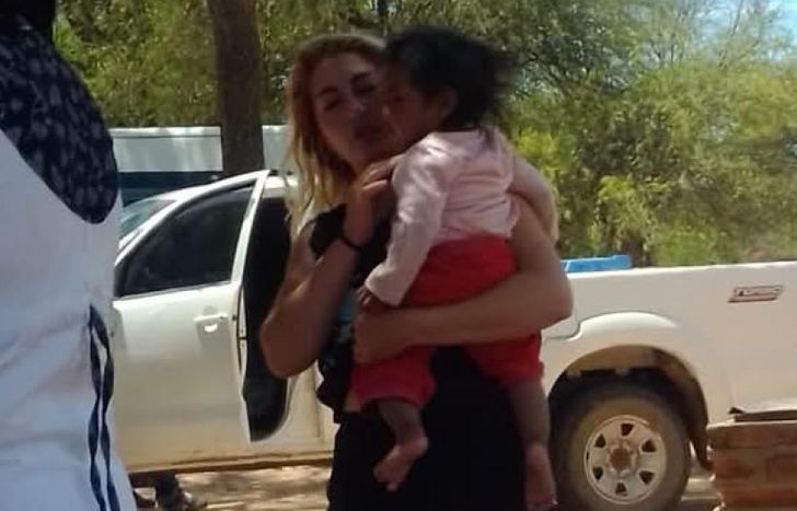 En plena acción durante los operativos en el Chaco Salteño.