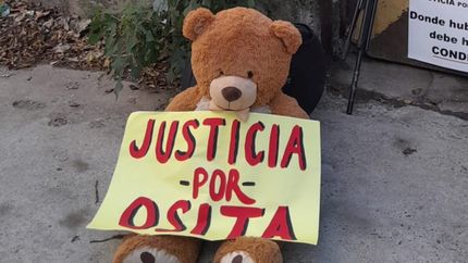 Las muestras de apoyo a Osita, la menor víctima de abuso sexual. Las muestras de apoyo a Osita, la menor víctima de abuso sexual.