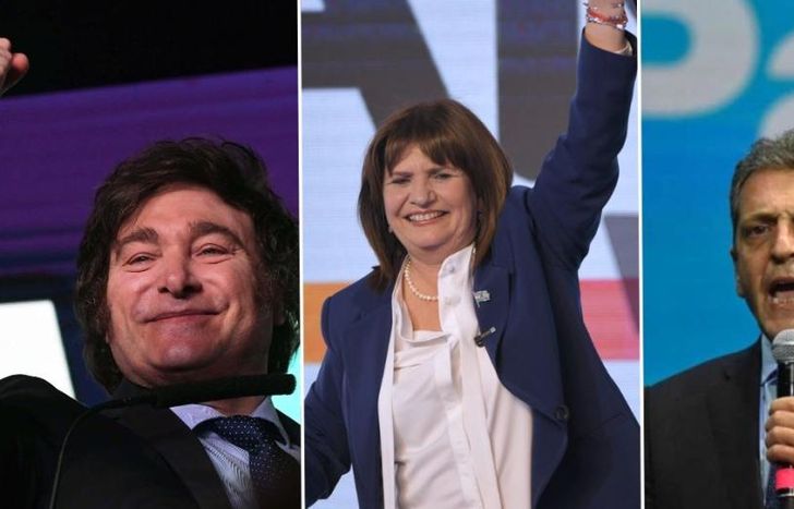 Se plantea un escenario de tercios en la Argentina para las elecciones generales de octubre.
