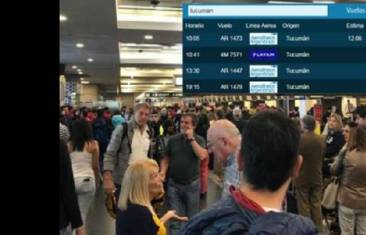 se reprograman los vuelos.