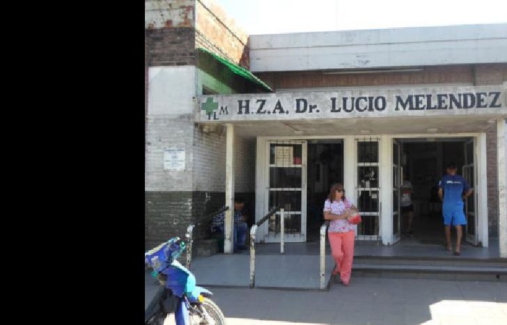 la víctima del asalto fue trasladada al hospital meléndez.