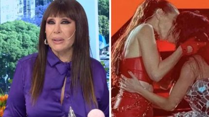 Moria Casán habló del beso de Lali Espósito y Natalia Oreiro.&nbsp;