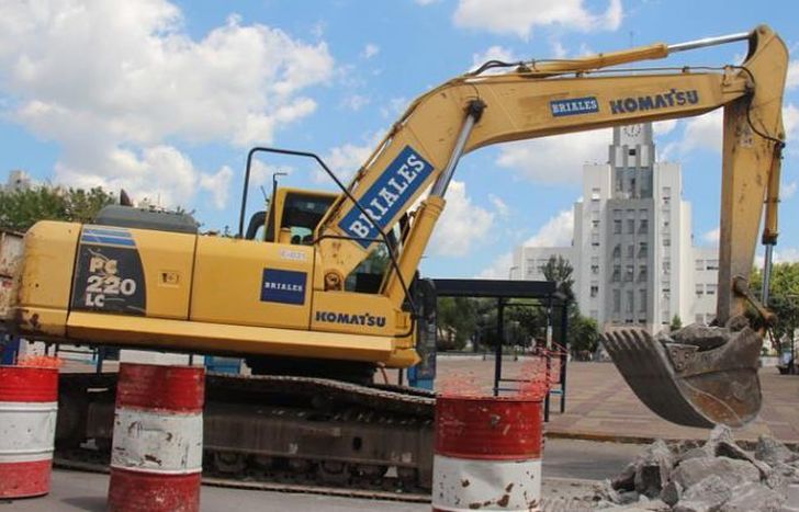 Hubo arreglos en la zona céntrica de Lomas.