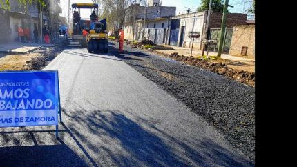 nuevos asfaltos y arreglos para mejorar las calles de lamadrid