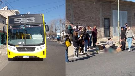 El hombre atropellado fue asistido por los vecinos.