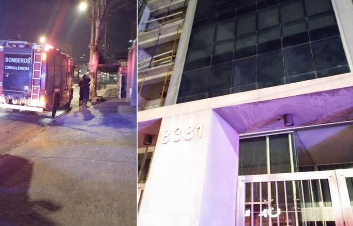 Bomberos rescataron a dos personas encerradas en un ascensor.