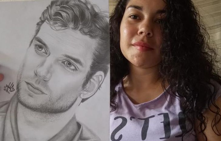 Yesica ama dibujar y sueña con vivir del arte en el futuro.