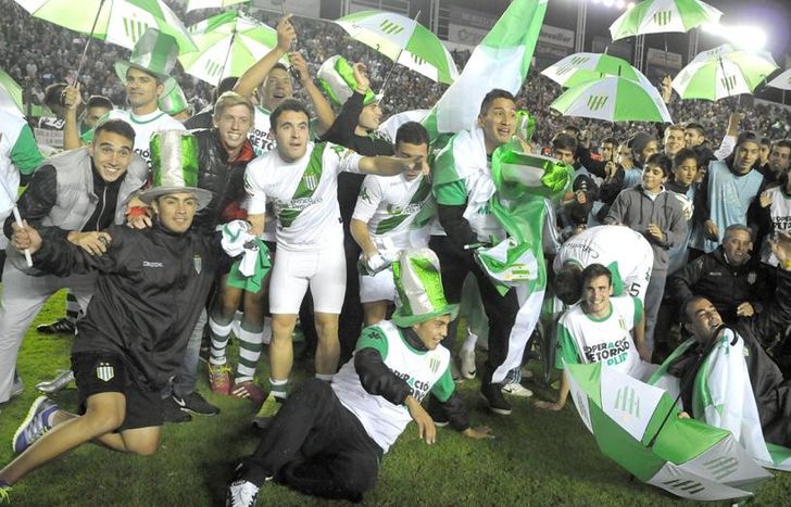 El ascenso de Banfield que lo mantiene aún en primera.