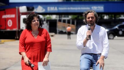 Vizzotti aseguró que hay suficiente stock para la tercera dosis.