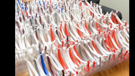 te doy una mano entrego mascaras al personal de la comisaria de banfield