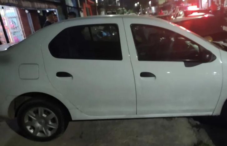 El vehículo incautado.