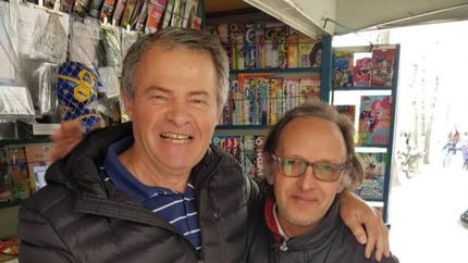 Flavio y su lugar en el mundo: su puesto de diario en Banfield.