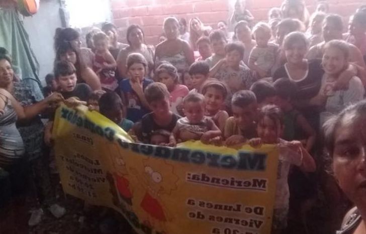 Rosy da todo por los chicos de Fiorito.