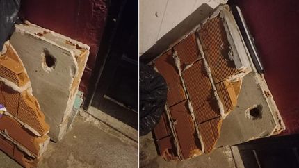 Algunos de los daños que habría sufrido la vivienda.