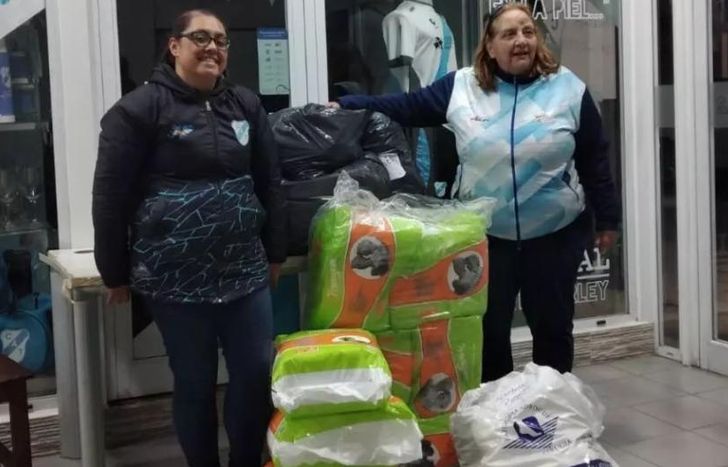 Varias instituciones sociales fueron beneficiadas por la colecta.
