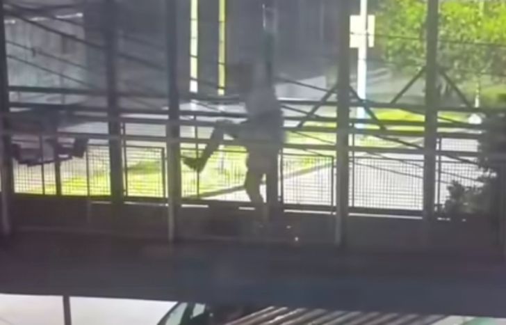 La mujer fue vista por el Centro de Monitoreo de Lomas de Zamora.