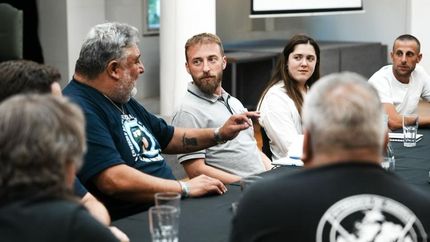 La reunión se hizo en el Salón Eva Perón del Municipio.