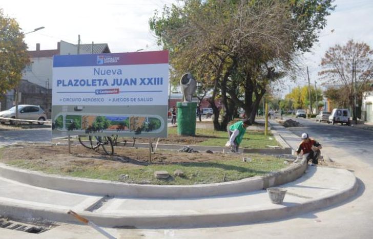 La Plazoleta Juan XXIII tendrá un sendero aeróbico, juegos y pérgolas.