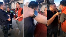 El hombre transmitió todo en sus redes sociales, donde es seguido por miles de usuarios.
