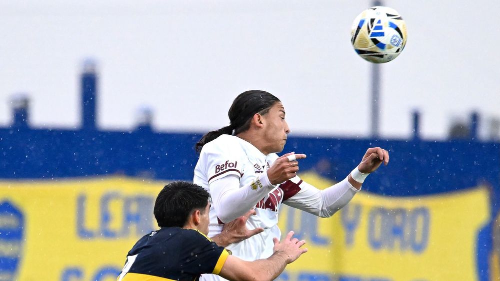 Alexis Duarte, delantero de Lanús. Alexis Duarte, delantero de Lanús.