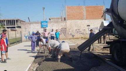 Las obras comenzaron unos días atrás en Santa Catalina 2.