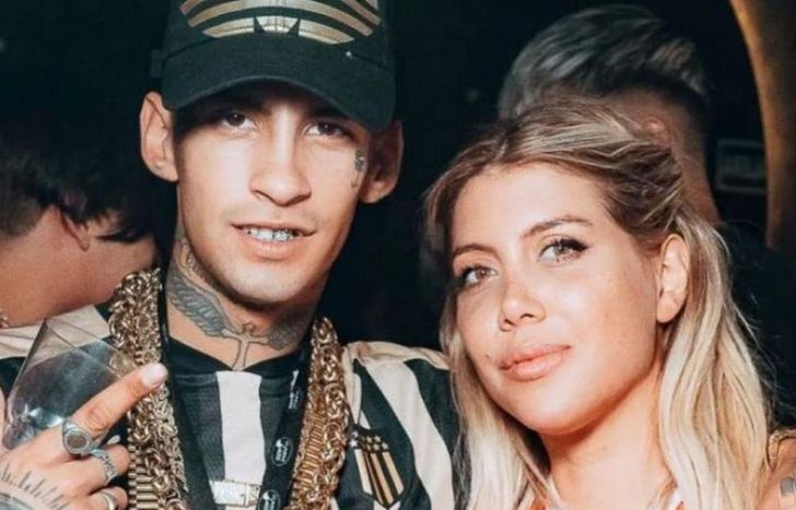 L-Gante y Wanda Nara.