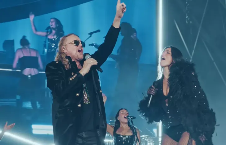 Fher y Dua Lipa, en vivo.&nbsp;