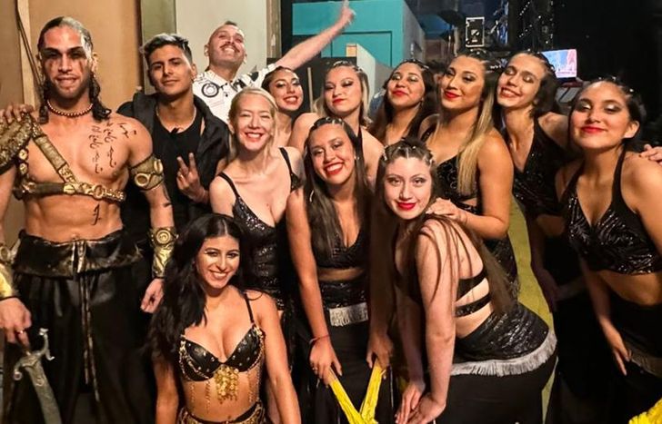 Las chicas bailaron junto a Anabel Sánchez y Tito Díaz.