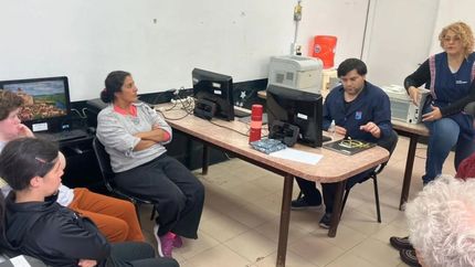 En la Oficina de Inclusión Laboral hacen diferentes tareas y prácticas.