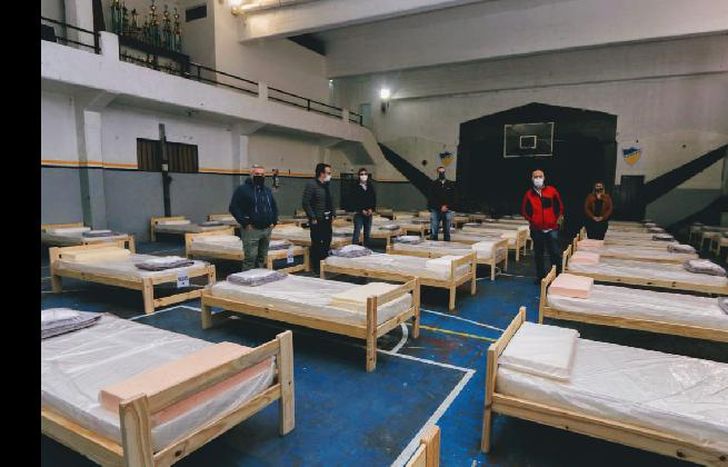 Villegas cuenta con 50 camas y un espacio acondicionado para recibir enfermos de Covid-19.