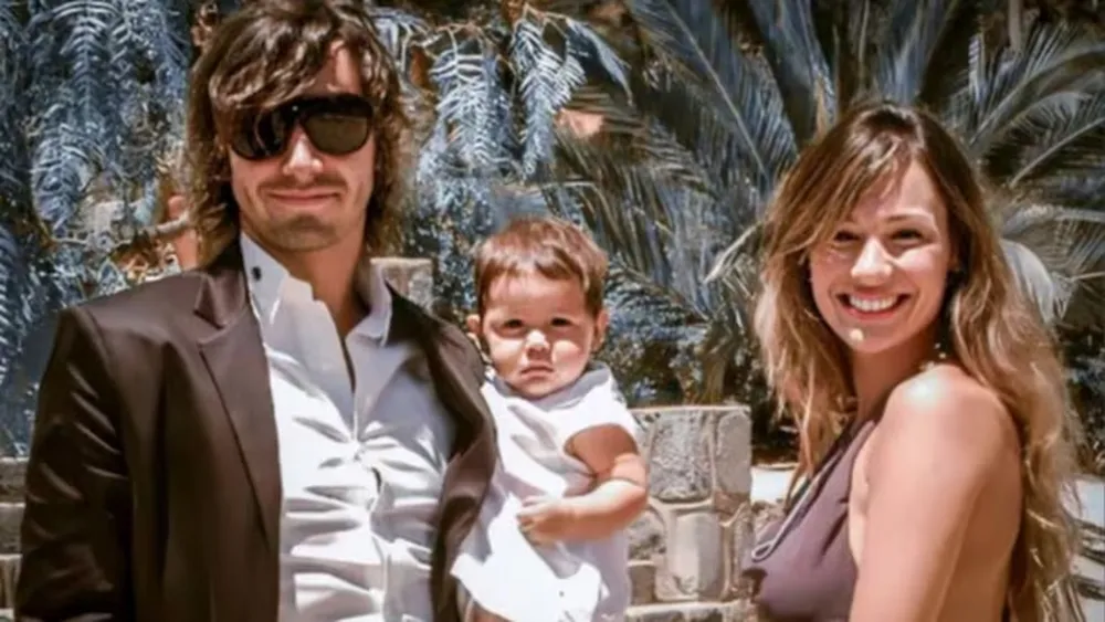 La pequeña Blanca, con Benjamín Vicuña y Pampita.&nbsp;