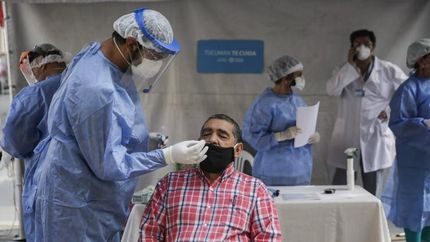 En el interior continúa una curva alta de contagios.