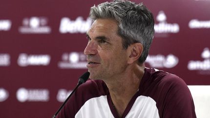 El DT de Lanús, Mauricio Pellegrino, habló en conferencia de prensa.