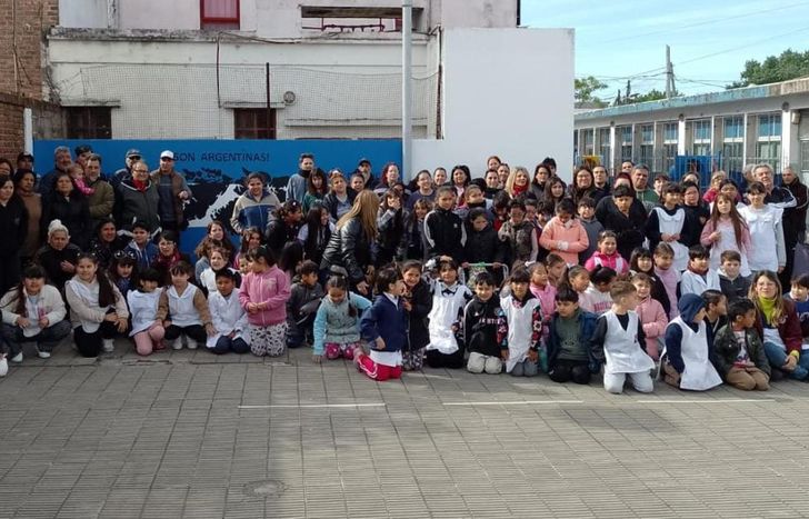 Participó toda la comunidad educativa.