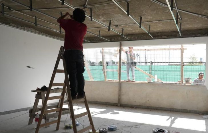 Siguen mejorando la infraestructura escolar.