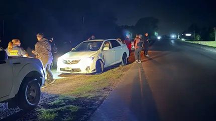 El momento de la detención. El momento de la detención.