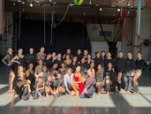 La profesora de Lomas de zamora Micaela Grimoldi coordina dos grupos de ballroom.