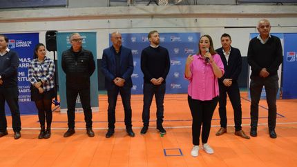La jornada se realizó en el gimnasio del Parque de Lomas.