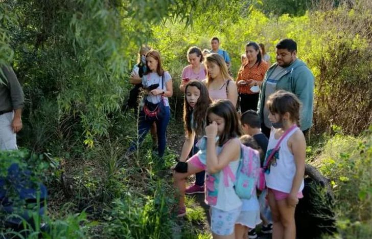 Una de las actividades en la Reserva Natural de Lomas.