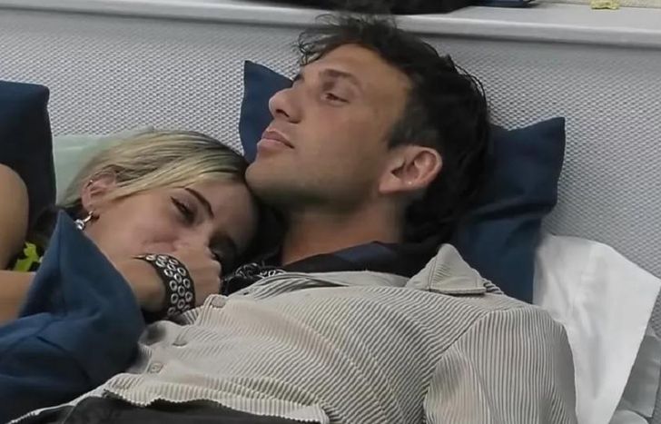 La pareja cuando compartió la casa.