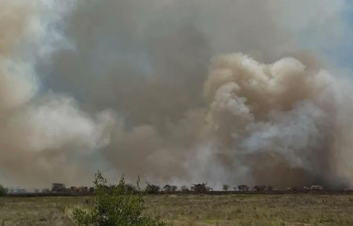 El olor a humo y a quemado es muy penetrante.