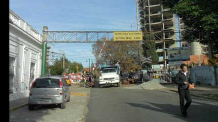 Un cruce muy utilizado por los vecinos.