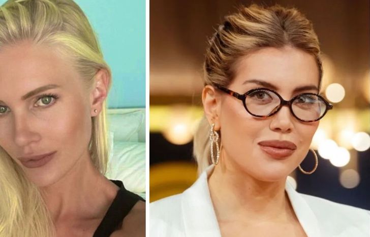 Daniela Christiansson y Wanda Nara.