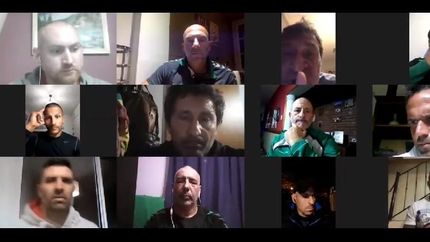 Participaron los cuerpos técnicos del fútbol juvenil del Taladro.