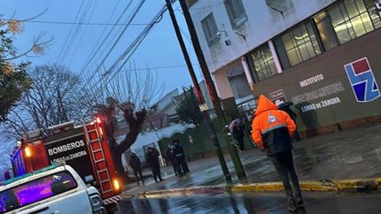 Hubo un amplio operativo en el lugar.
