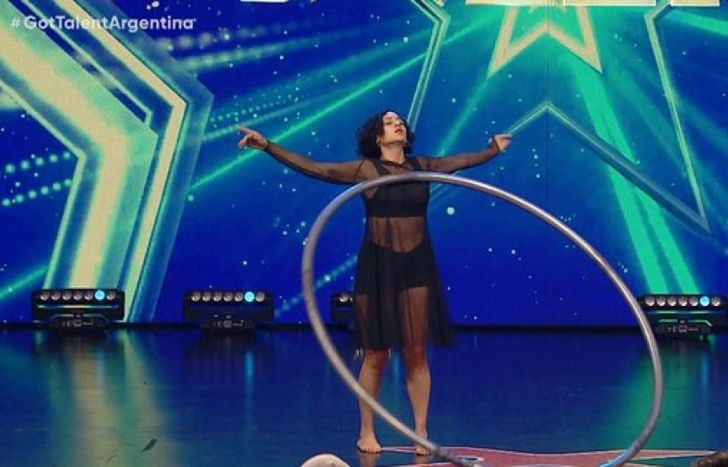 Carla brilló con su performance.