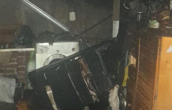 Hubo pérdidas totales tras el incendio.