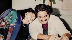 Con Mercedes Sosa.