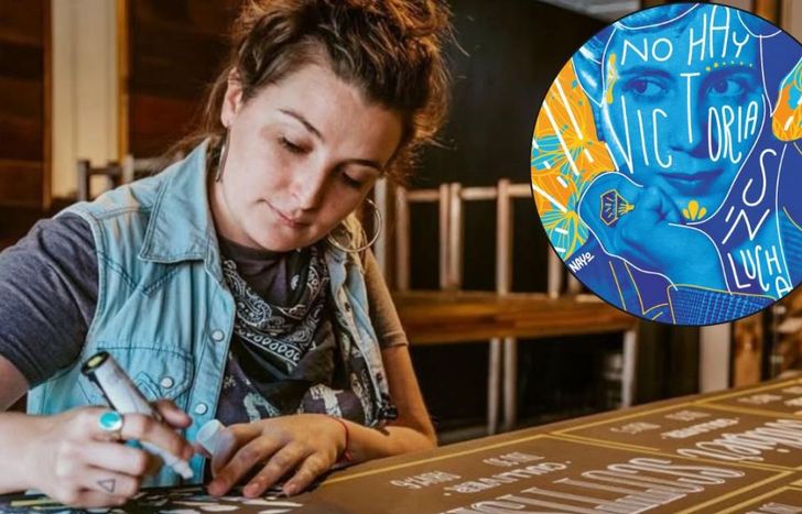 Nayla se mostró orgullosa de representar a Lomas en el libro.